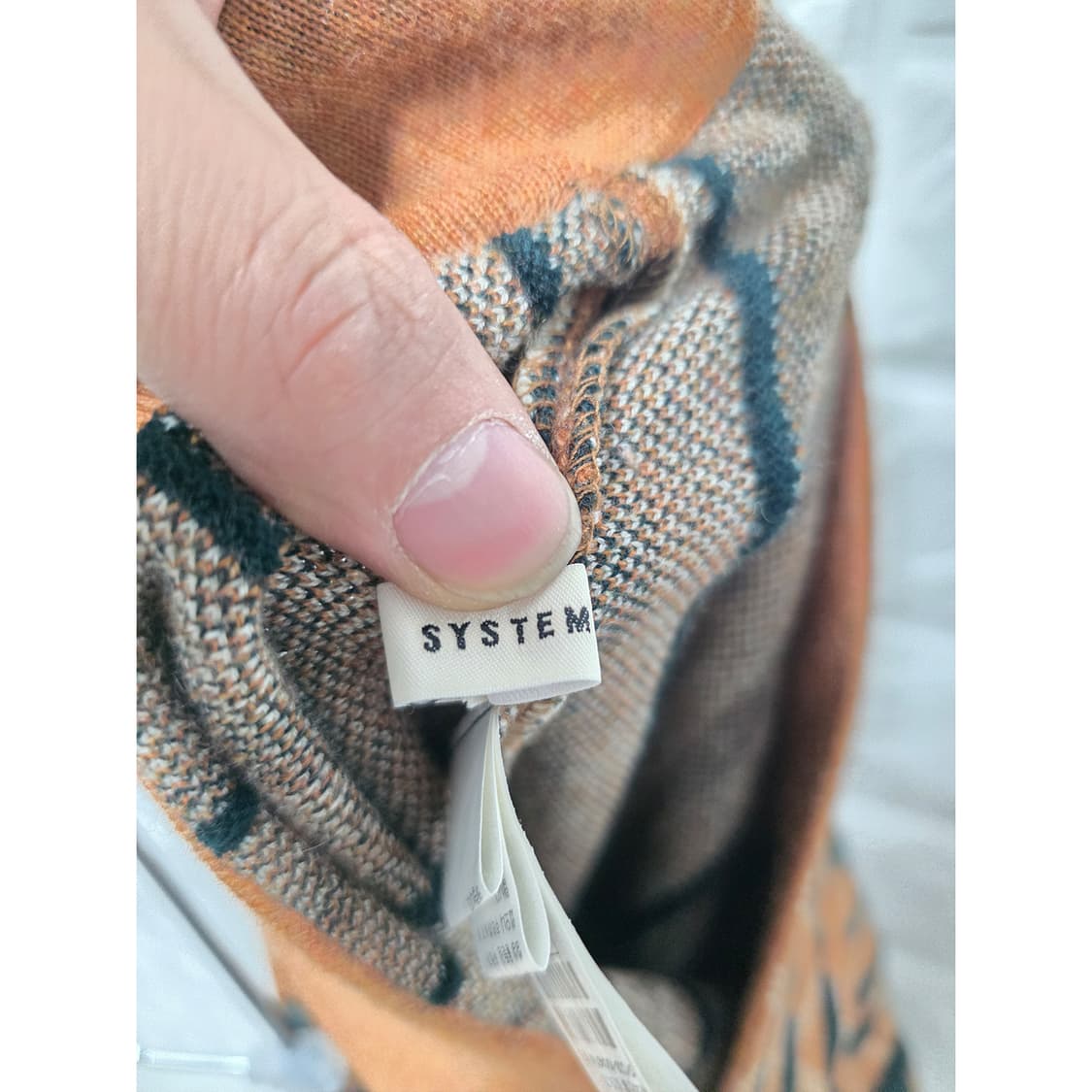 19s 한섬 시스템 니트 밴딩 롱 스커트 27인치 상품이미지2