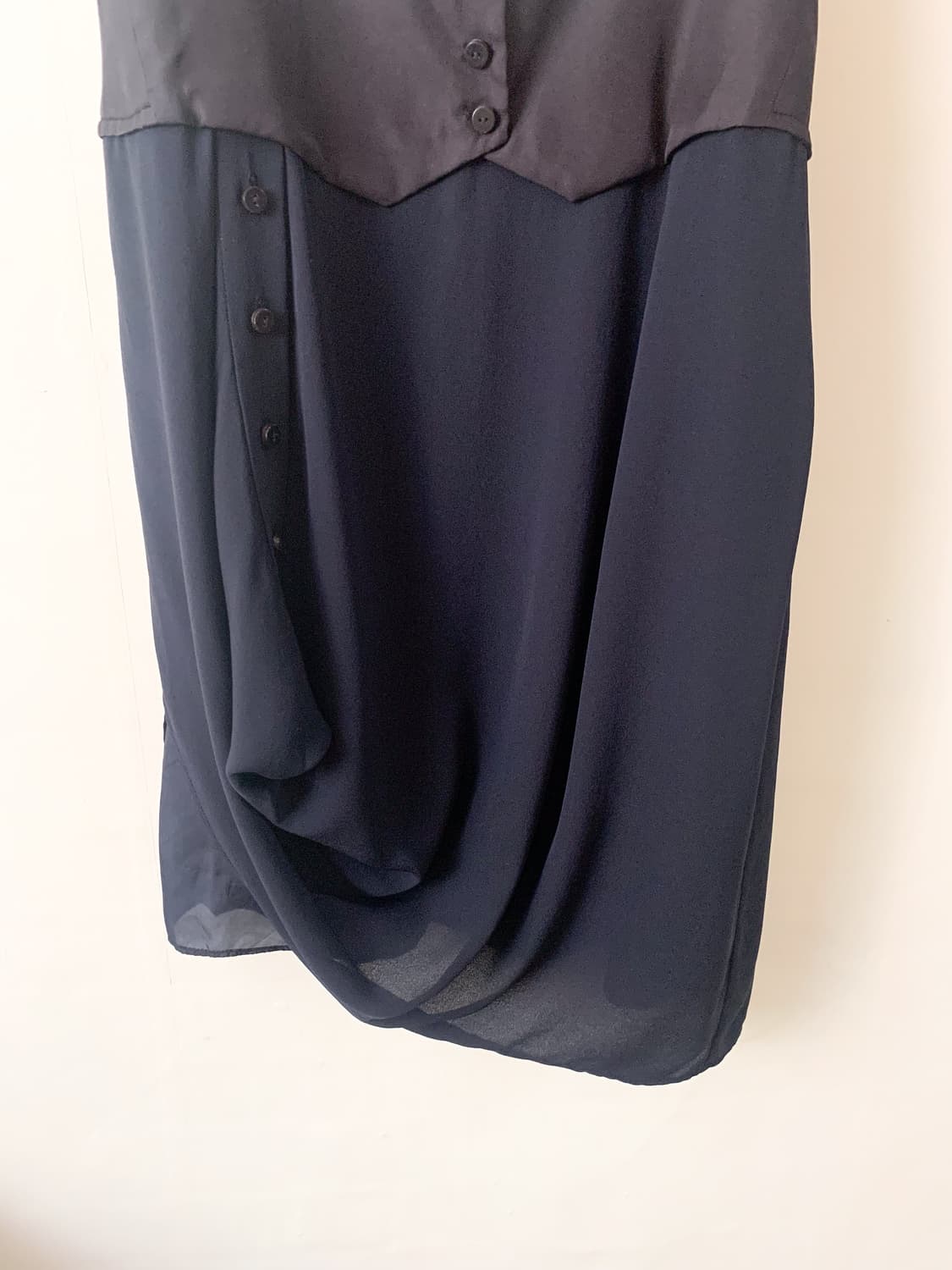 KUHO 구호 실크 뷔스티에 드레이핑 원피스 상품이미지5