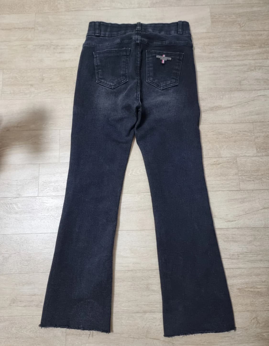 여성 톰브라운 블랙 데님 팬츠 M 상품이미지1