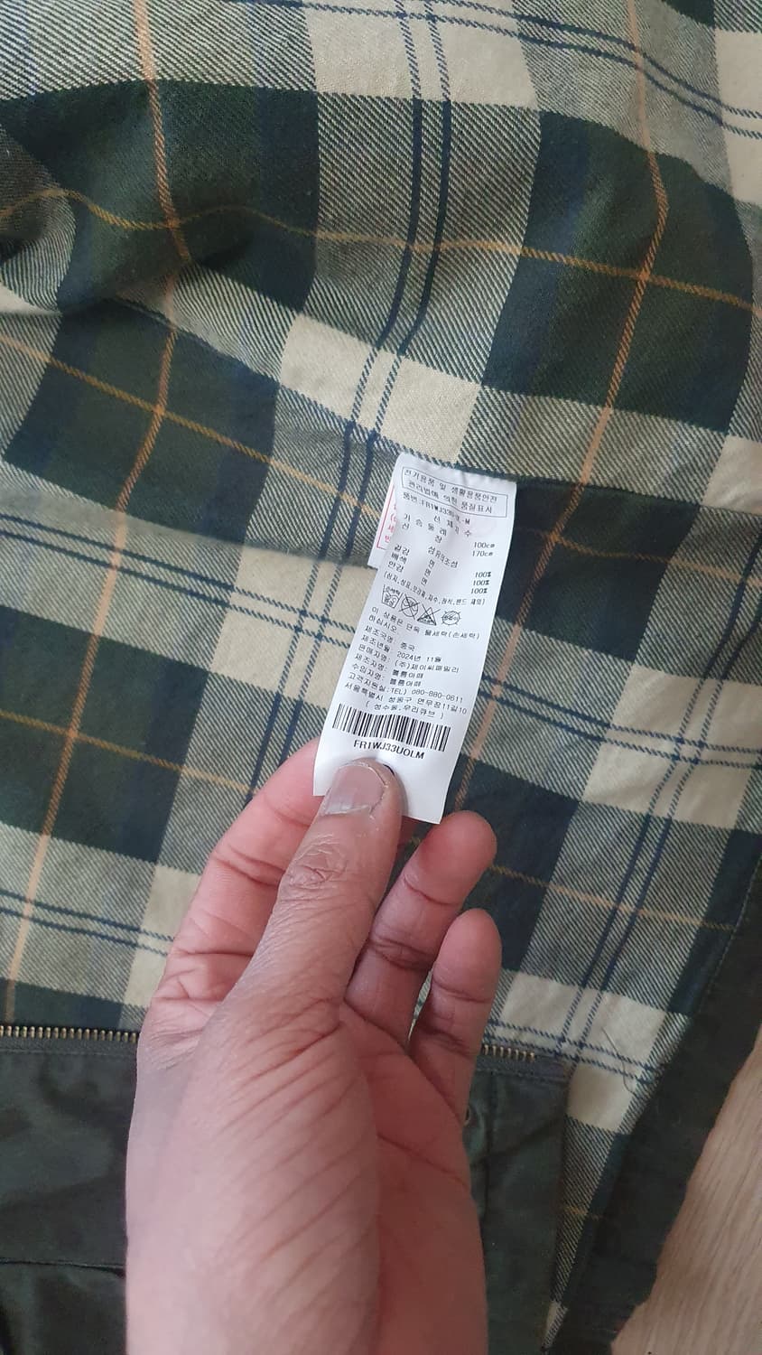 펜필드 시그니처 페이티드 코튼 워크코트 올리브 M 상품이미지6