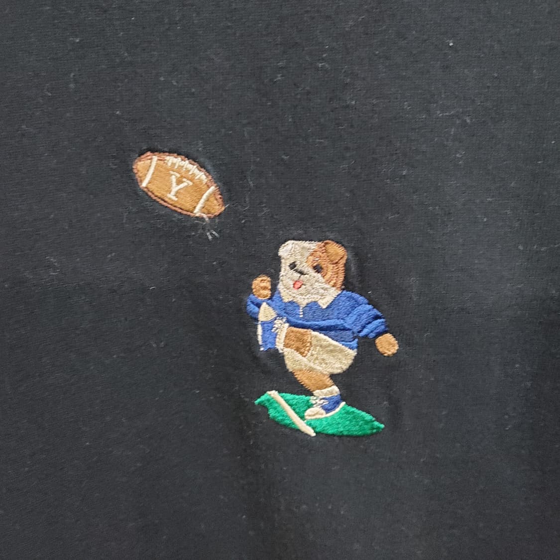 예일 YALE 블랙 반팔 티셔츠 상품이미지3