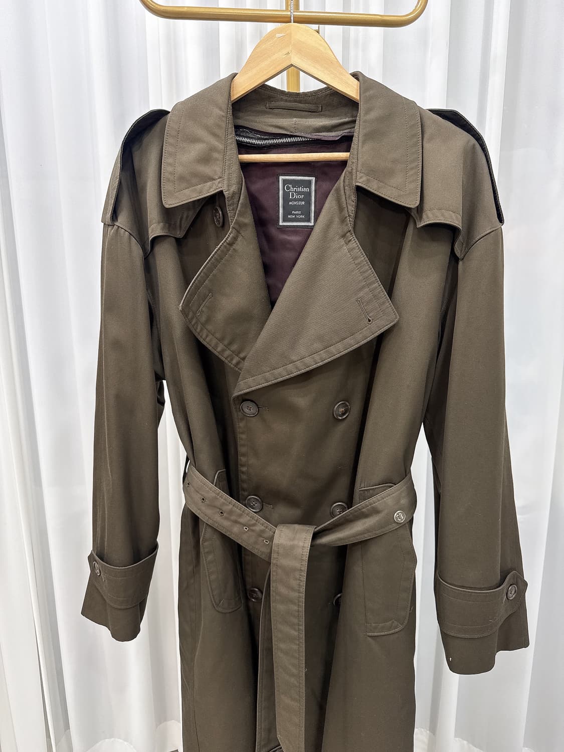 🩵 크리스찬디올 정품 더블 트렌치코트🩵 상품이미지1