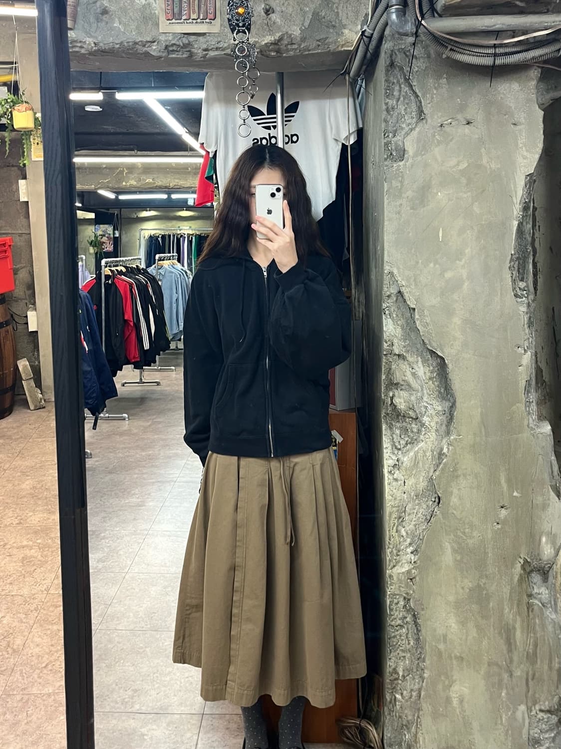 러셀 USA 후드집업 블랙 M #csz2667 상품이미지2