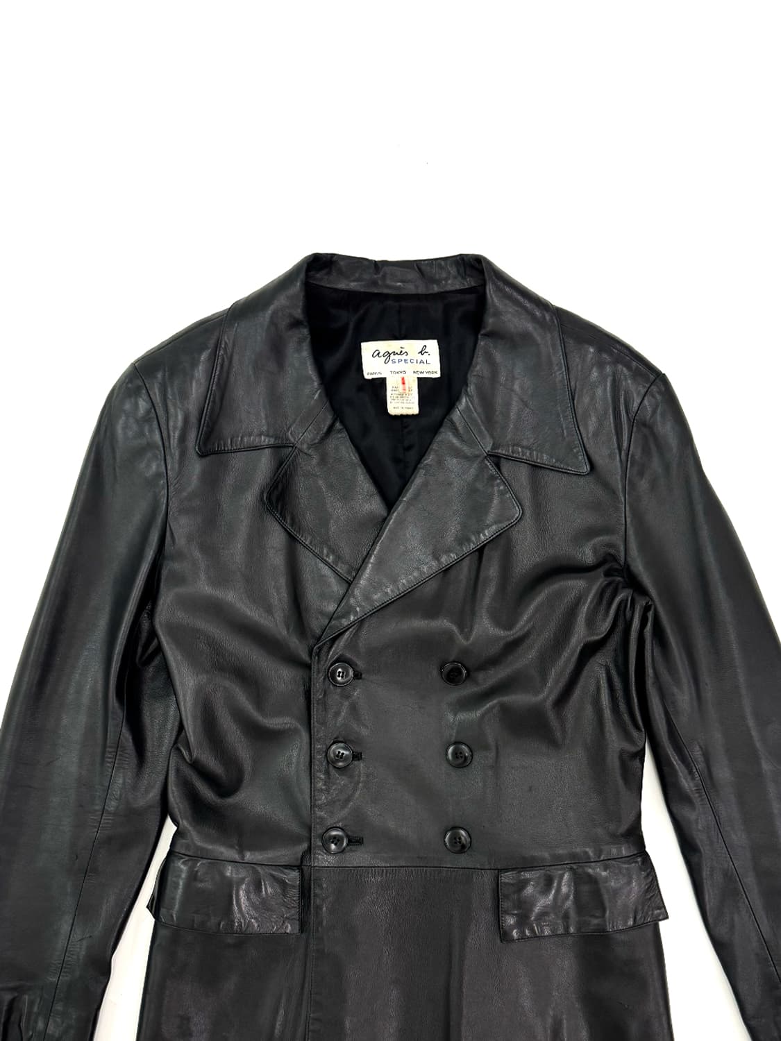 Agnes B. Special Double Leather Coat/ 1 상품이미지8