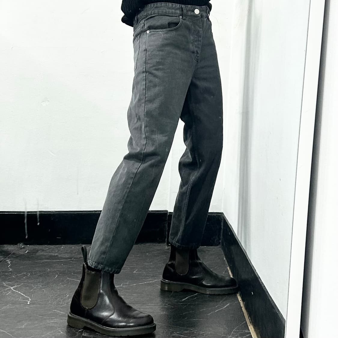 Ami 아미 24FW 흑청 데님 팬츠 상품이미지3