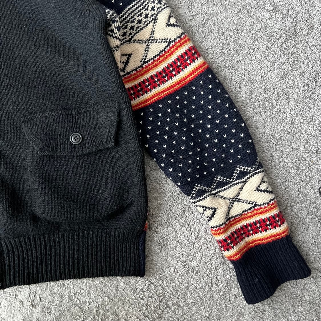 준야와타나베 집업 니트 L 상품이미지4