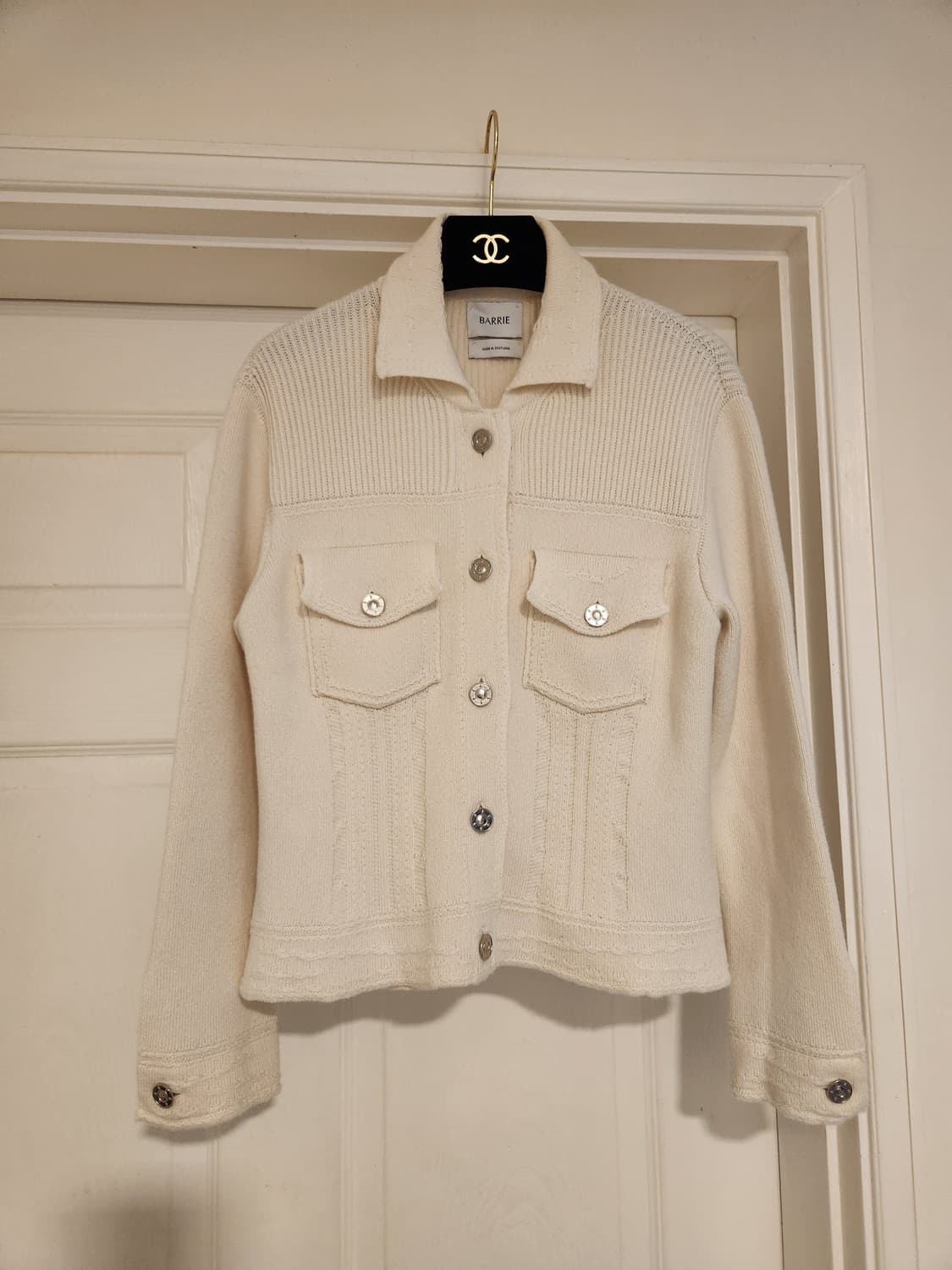 (정품)샤넬 배리 BARRIE 캐시미어 데님 자켓 상품이미지6
