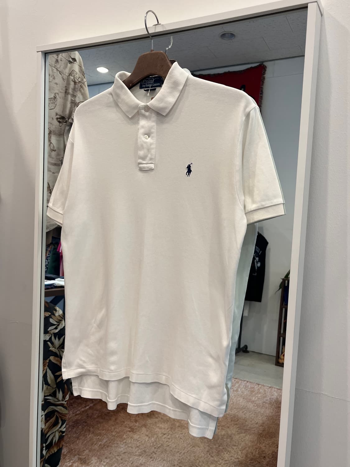 Polo RL 폴로 랄프로렌 카라티 pk 반팔 티셔츠 (white) 상품이미지1