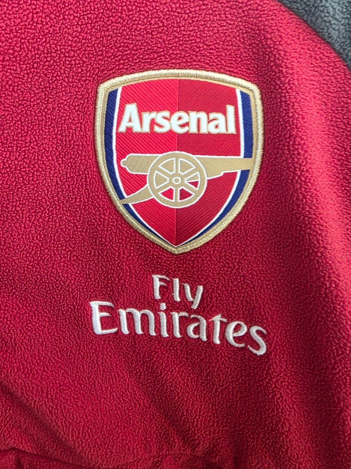 푸마 아스날 트레이닝탑 하프집업 후리스 상품이미지4