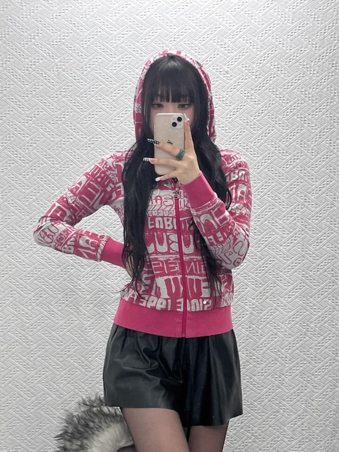 푸부 올드스쿨 레트로 빈티지 로고플레이 후드집업 M C10134 상품이미지2