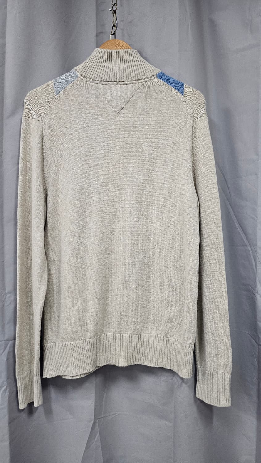 타미힐피거 면 니트 반집업 상품이미지4