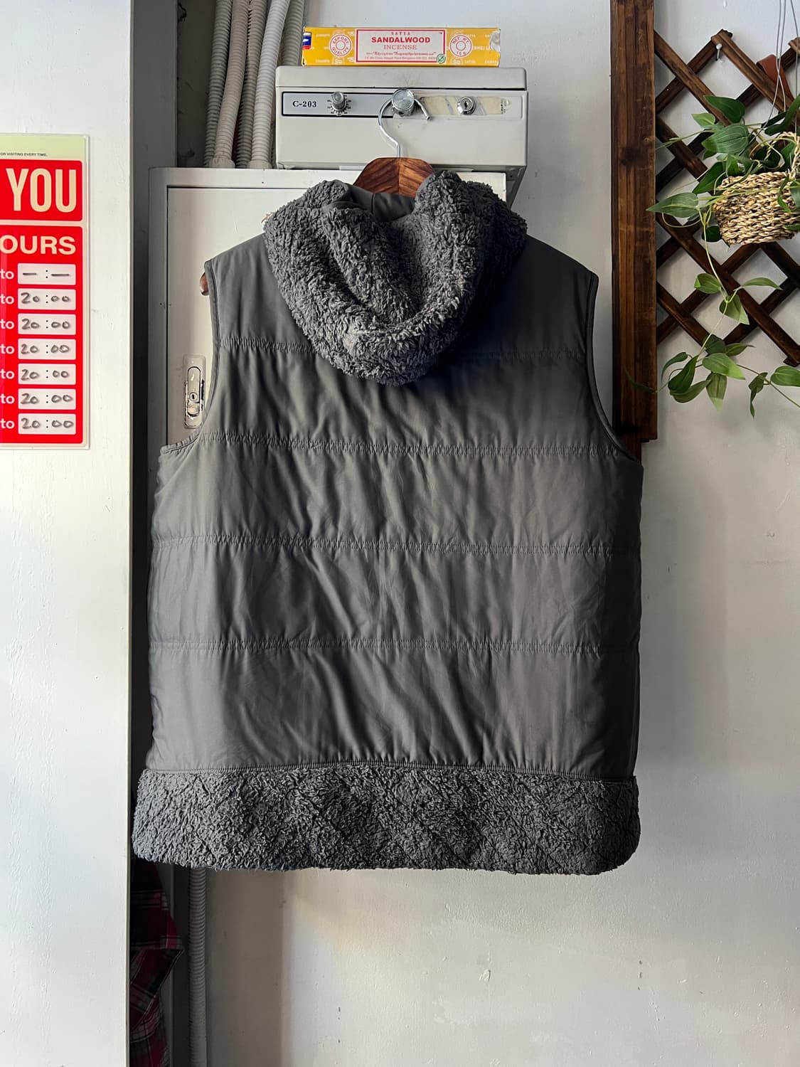 [M]파타고니아 Rhythm 리듬 그레이 플리스 리버시블 베스트 상품이미지7