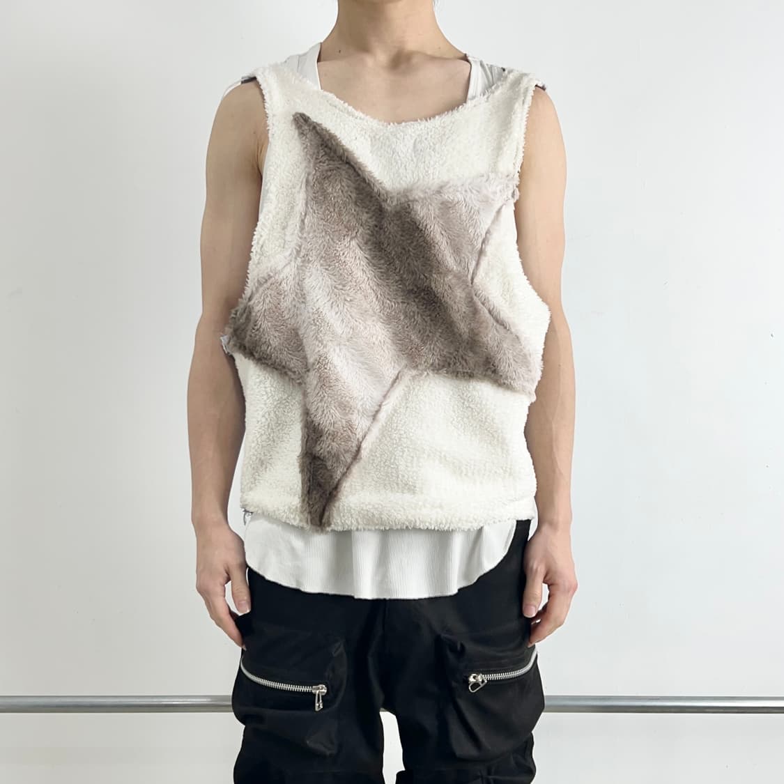 Lalua 락스타 리빙 리버시블 베스트 슬리브리스 상품이미지2