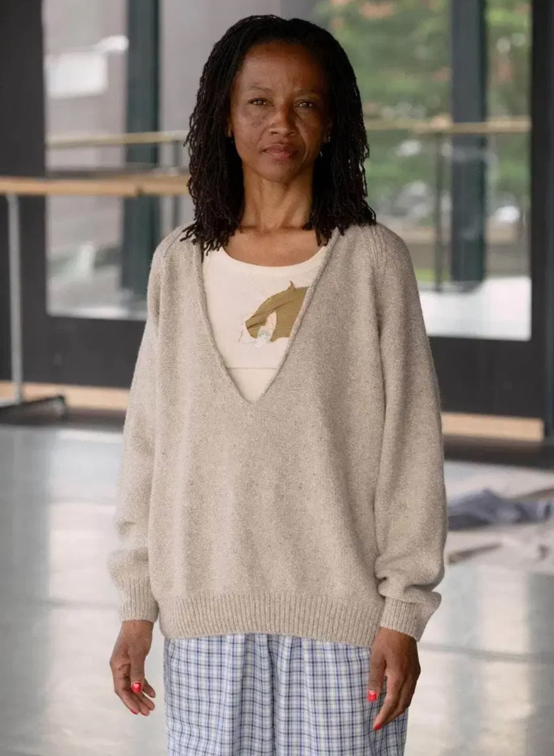 Baserange soar v neck (sur sand, xs) 상품이미지2