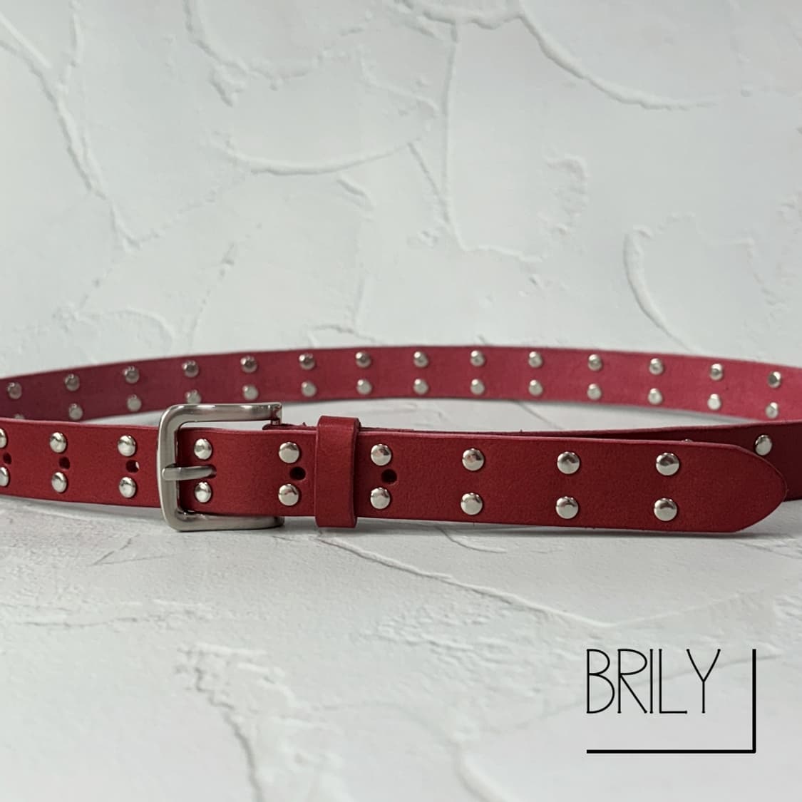 [Unisex] NOM 더블링 볼스터드 이태리 베지터블 소가죽 벨트 상품이미지3