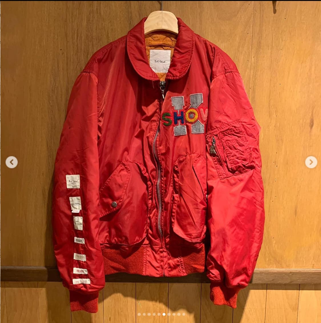 Karl Helmut X Pink house M-1 자켓 항공점퍼 봄버 상품이미지1