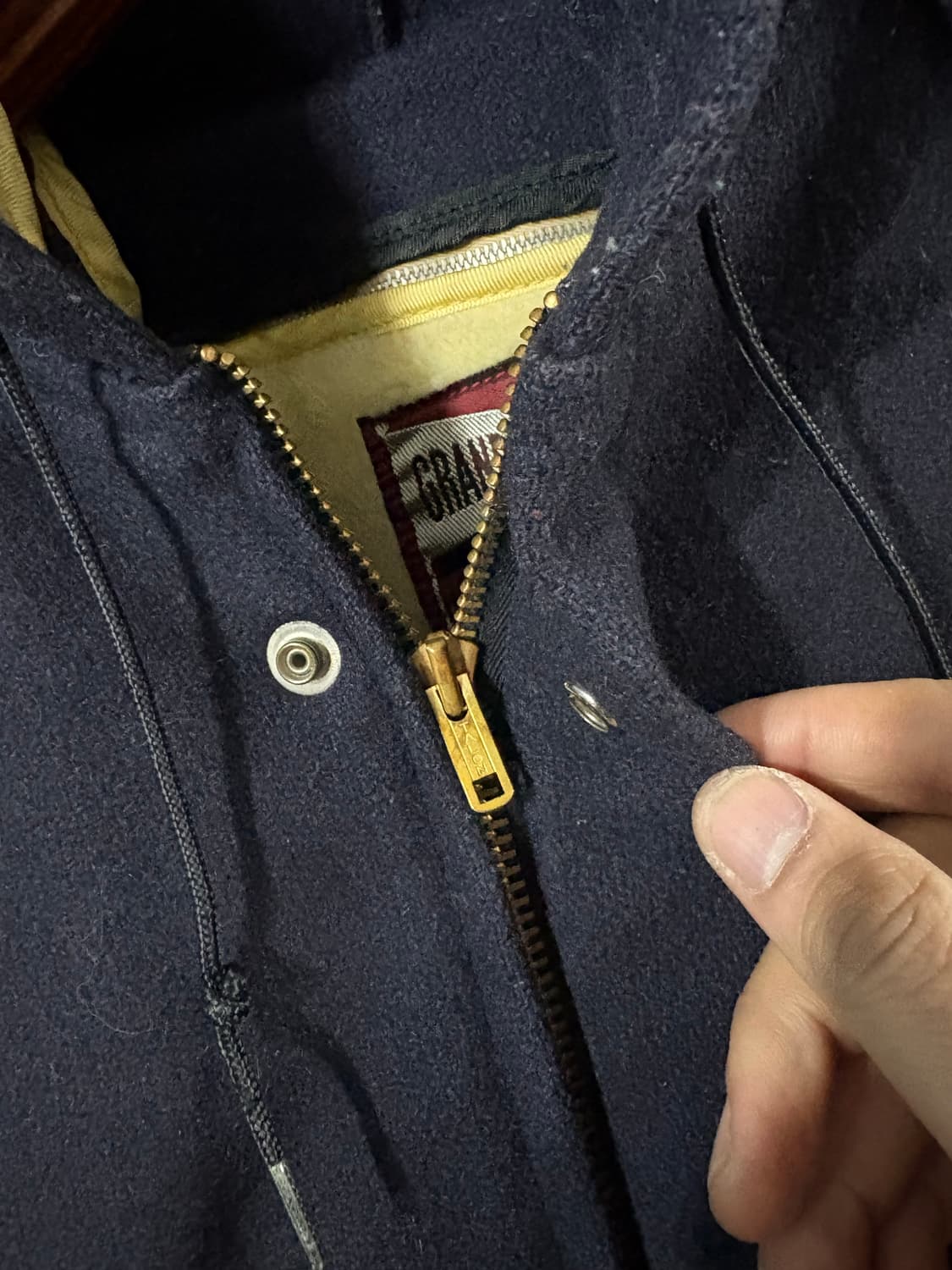 60-70‘s vtg  campus Raglan Coat 상품이미지3