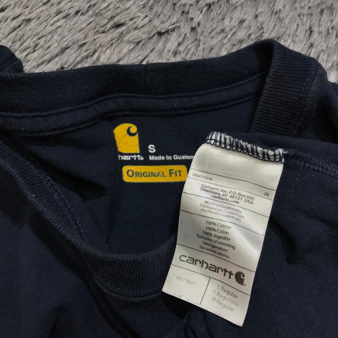 [[S] 칼하트(carhartt) 포켓 반팔티셔츠@686 상품이미지4