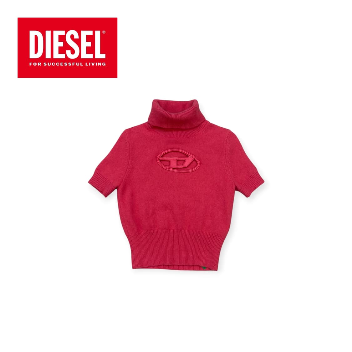 디젤 M 아가렛 로고 니트 상품이미지1