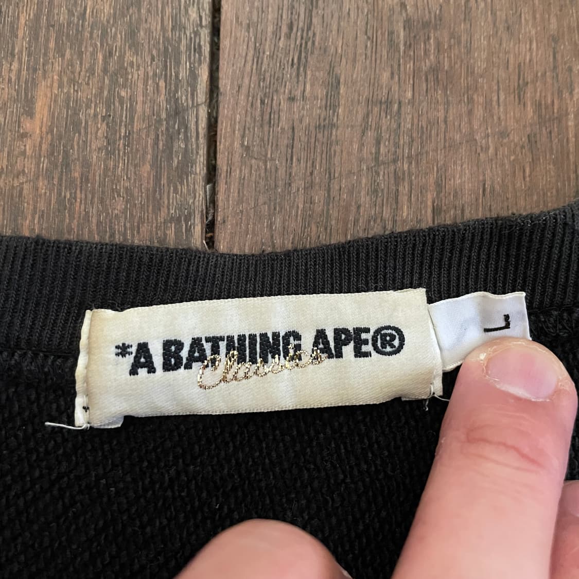 2006년 베이프 OG 베이비마일로 맨투맨 스웻셔츠 상품이미지3