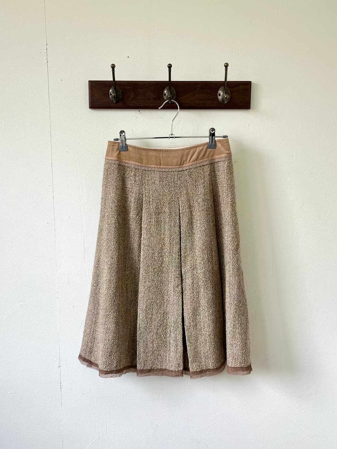 ARTI CHAUT 골덴 레이스 트위드 스커트 상품이미지1