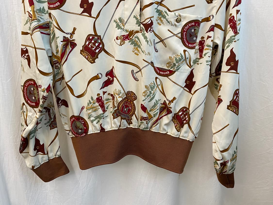 빈티지 패턴 블라우스(M) 상품이미지4