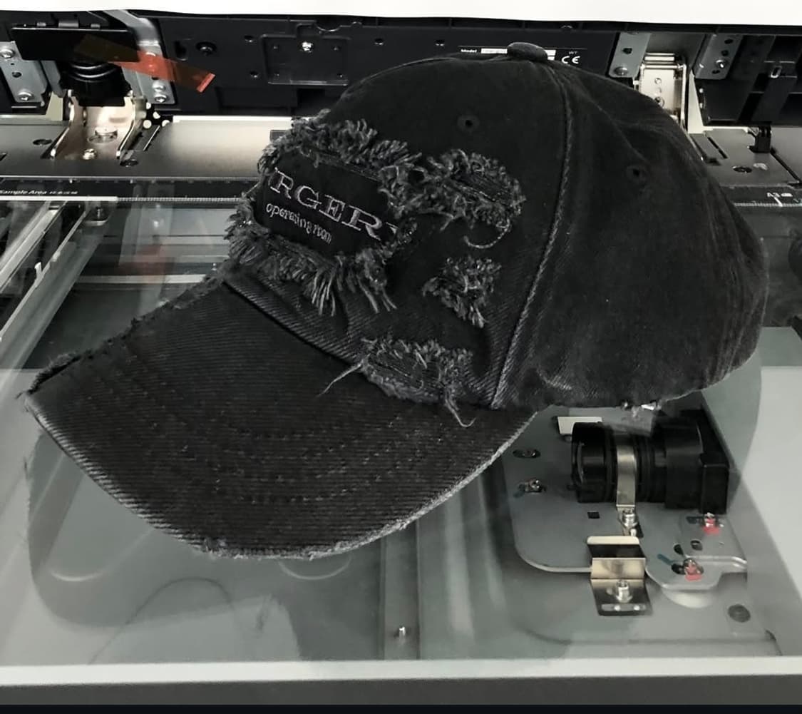 써저리 디스트로이드 데님 캡 블랙 상품이미지1