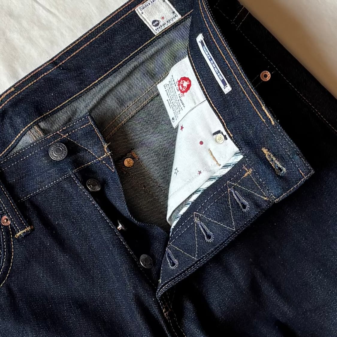 [31] 네덜란드 K.O.I 12.5oz 인디고 셀비지 데님 상품이미지5
