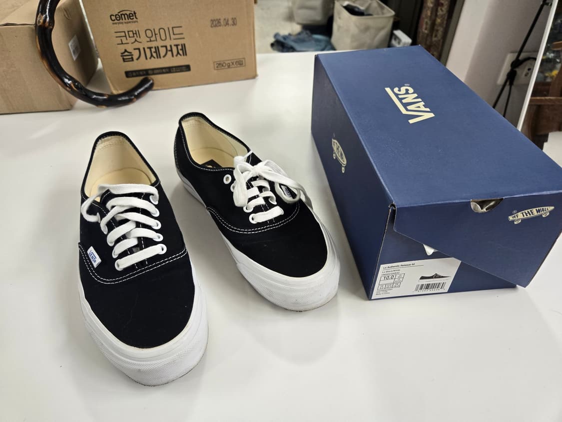반스 프리미엄 어센틱 리이슈 LX 44 블랙화이트 280 상품이미지1