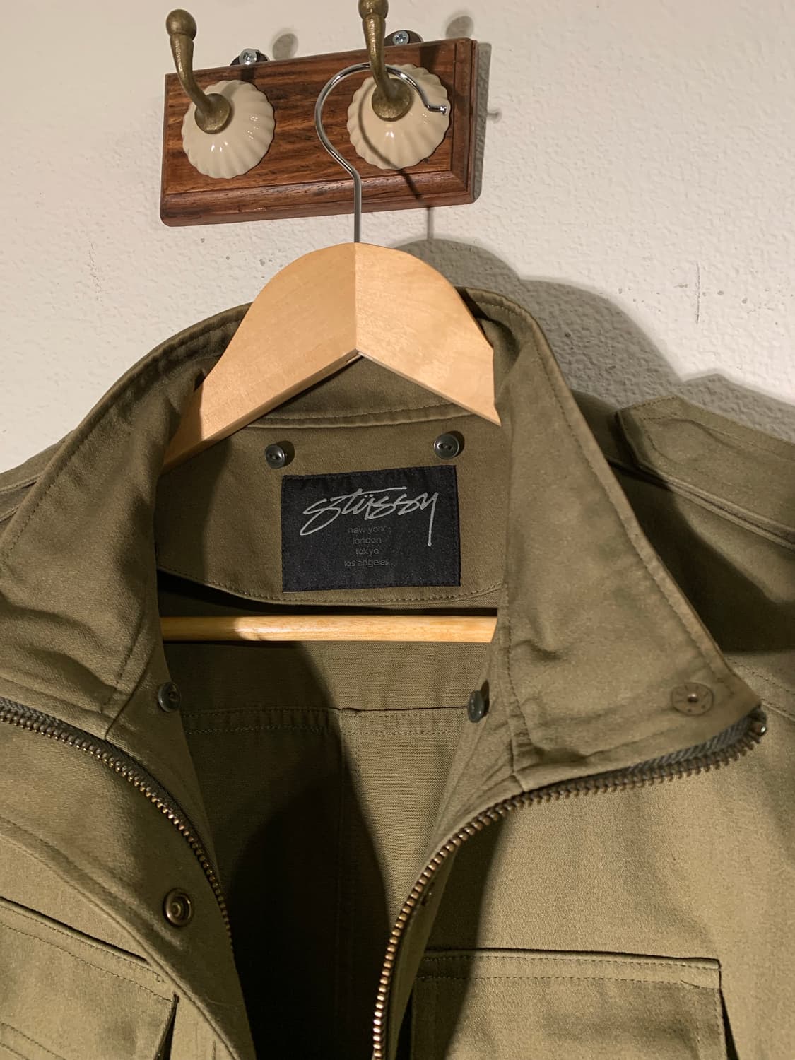 스투시 s link 지퍼 m65 자켓 + 퀼팅 베스트 상품이미지2