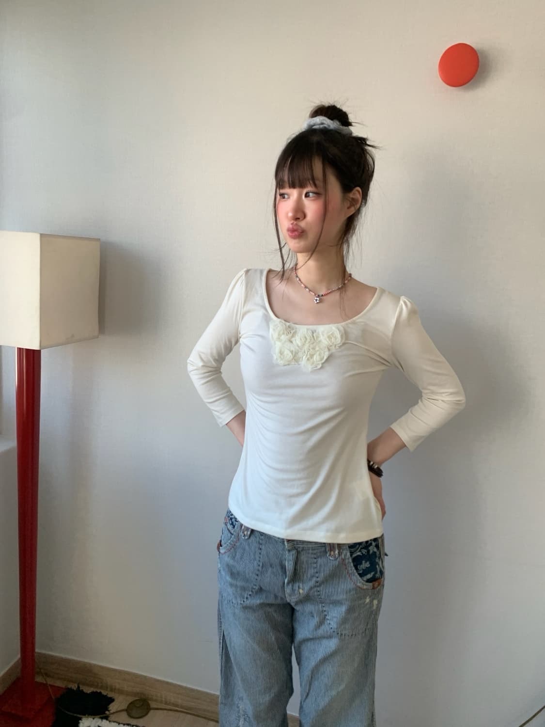 frill flower.. top 상품이미지2