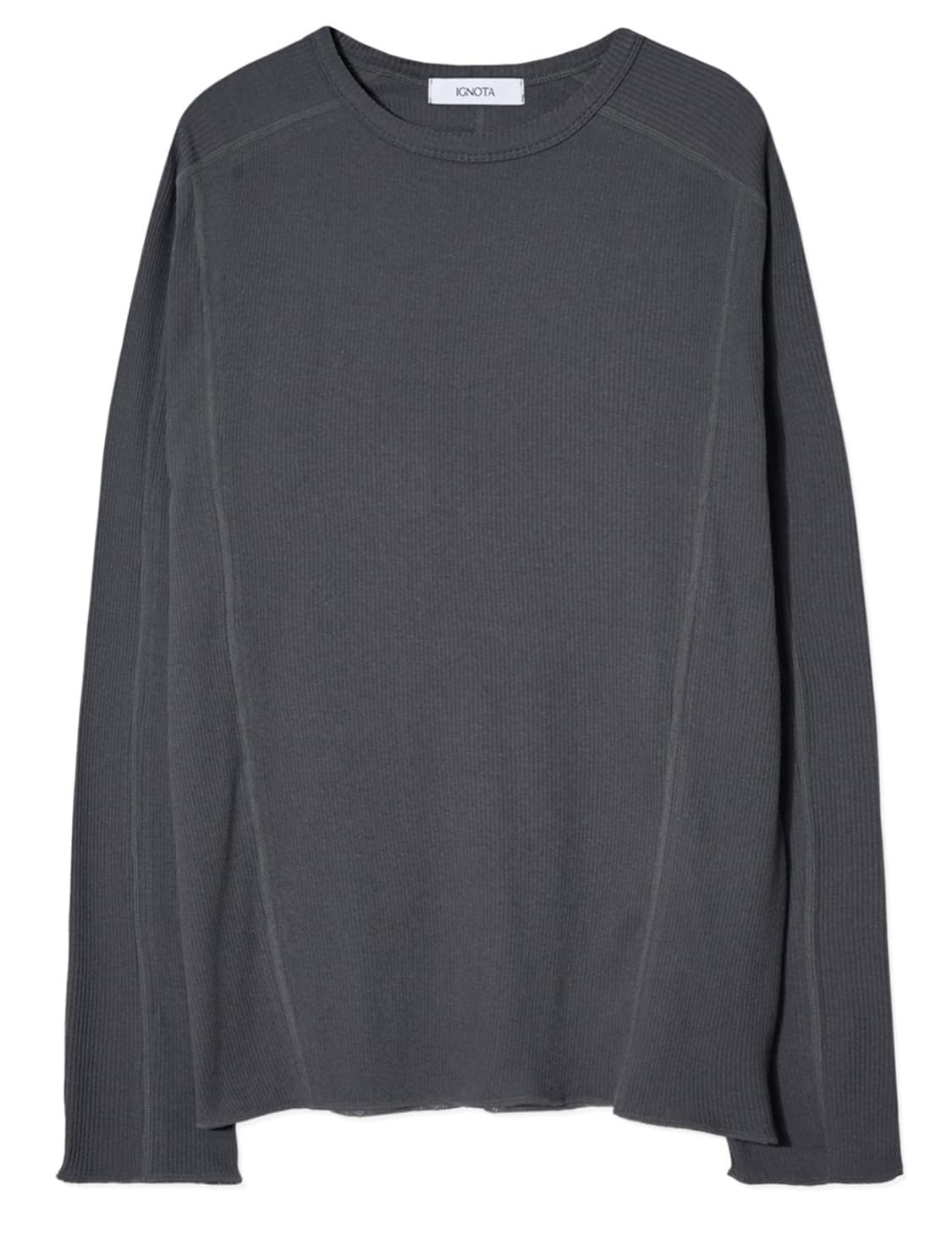 이그노타 코어14 컷 롱슬리브 m사이즈 차콜 상품이미지1