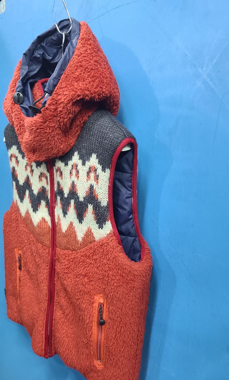 일본빈티지 양면양털후리스조끼like 노스페이스 상품이미지3