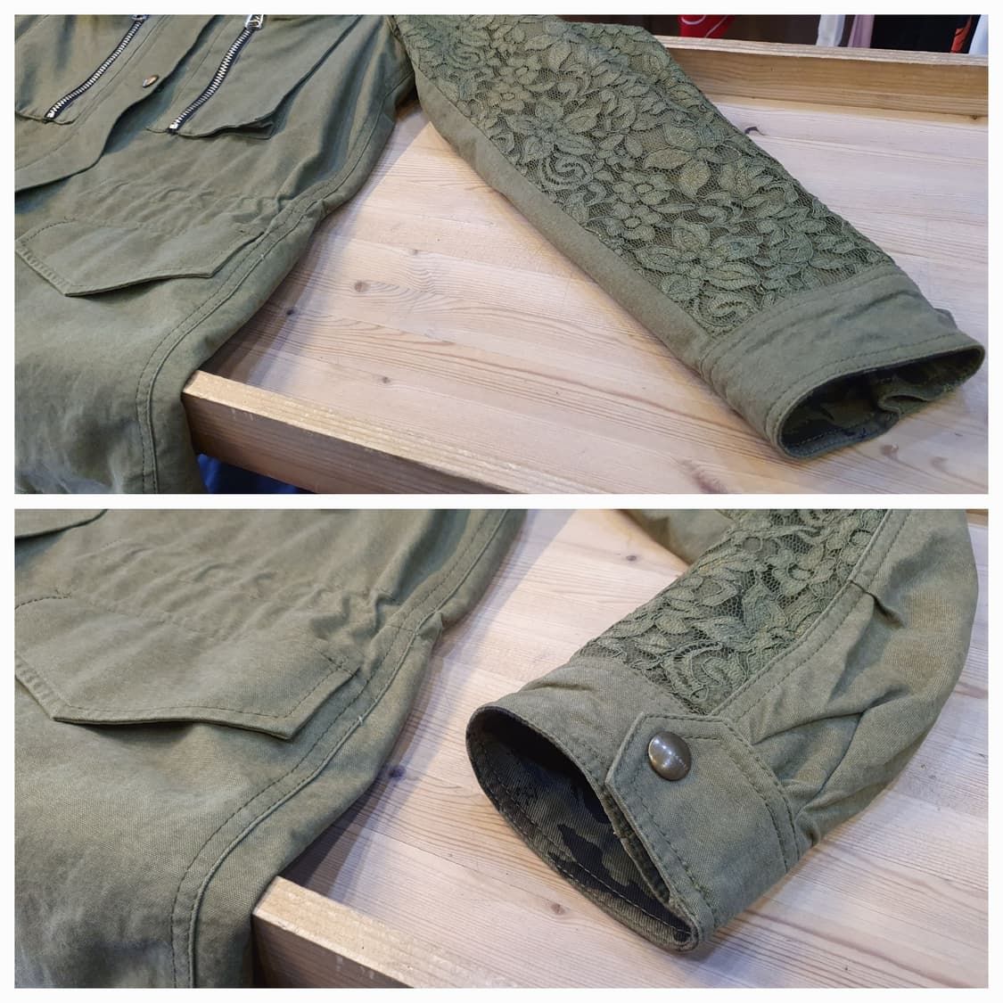 66/77.에고이스트 비즈 야상점퍼 상품이미지6