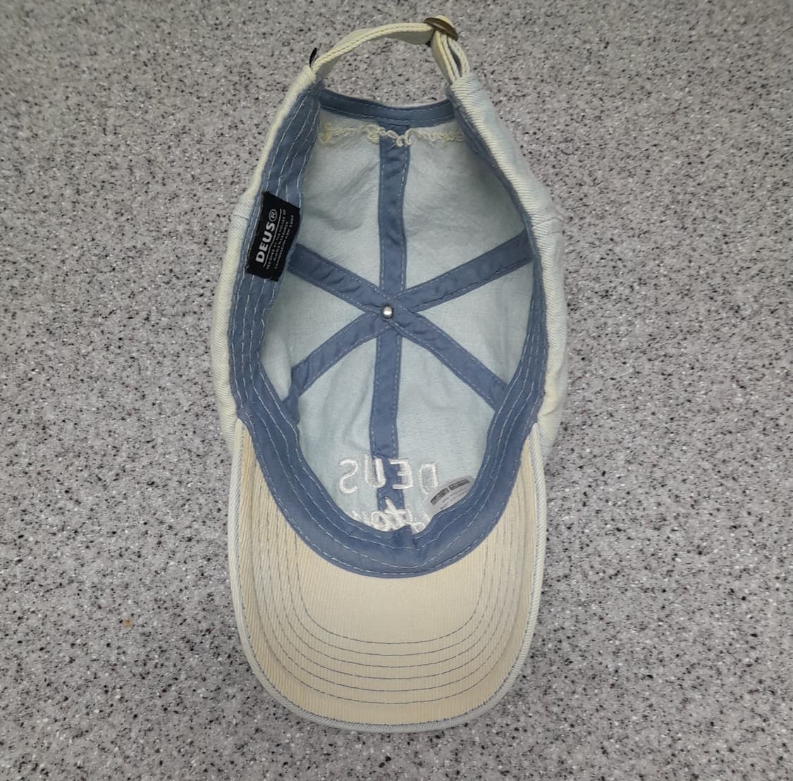 💥데우스 엑스마키나 빈티지워싱 데님 볼캡 
 상품이미지6