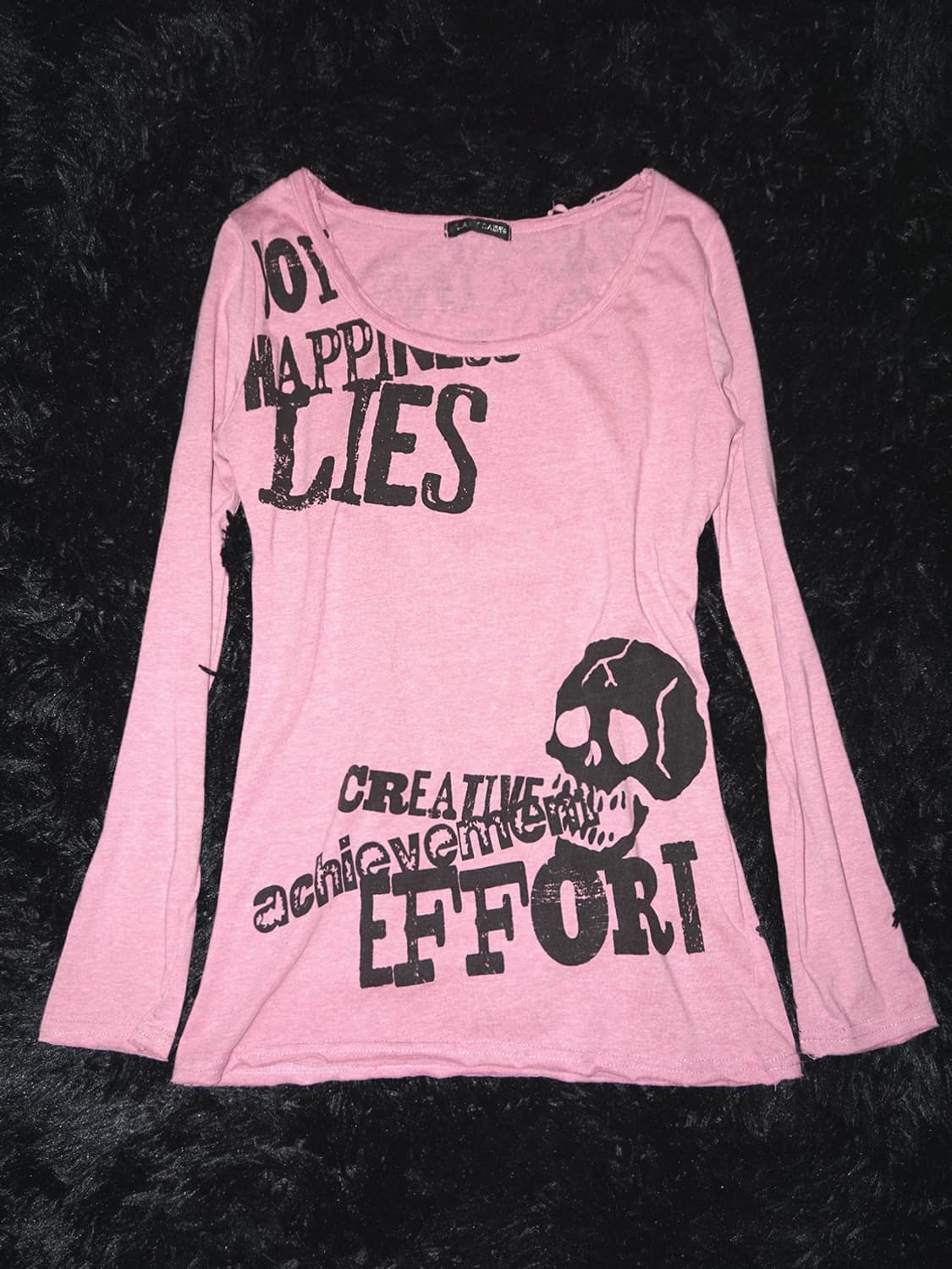 (lazy daisy) punk skull web t  상품이미지4