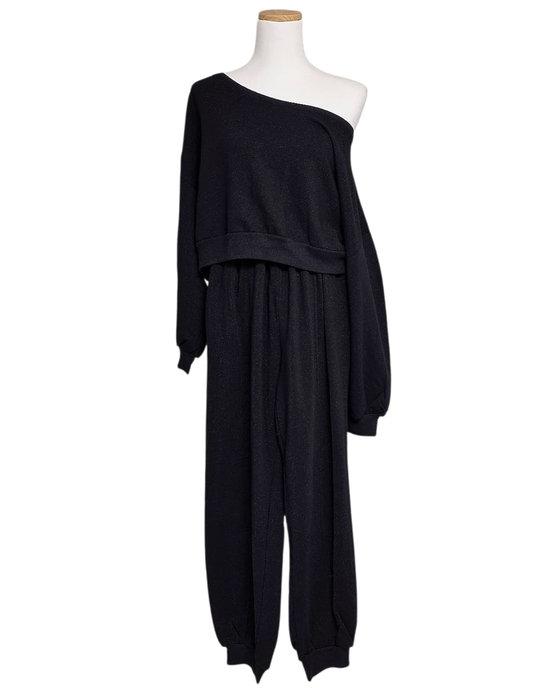 새상품) 쓰리타임즈(쓰탐) 글리터 크롭 맨투맨 & 조거 셋업 상품이미지8