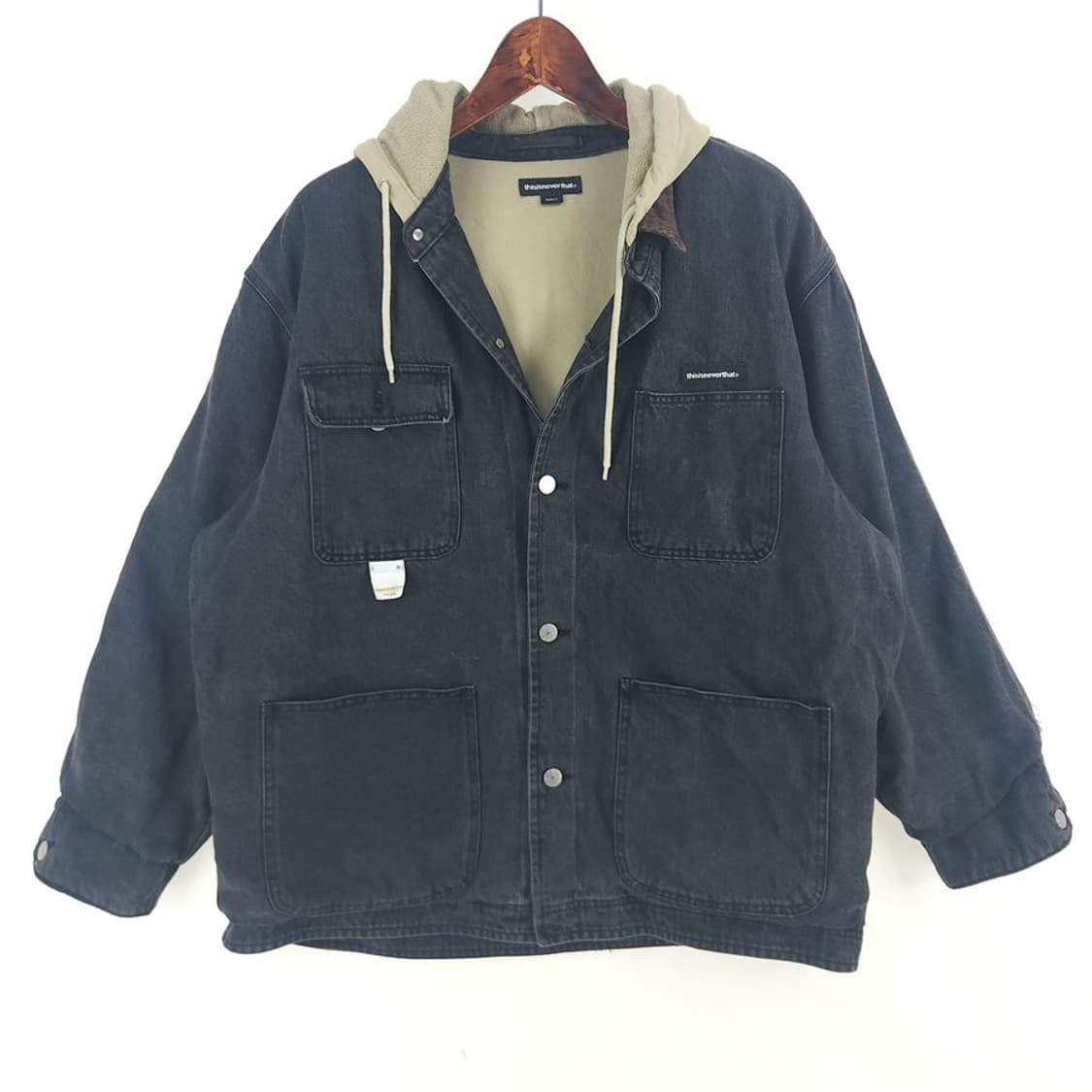 [남S]디스이즈네버댓 레이어드 오버핏 데님 자켓[Y61-097] 상품이미지1