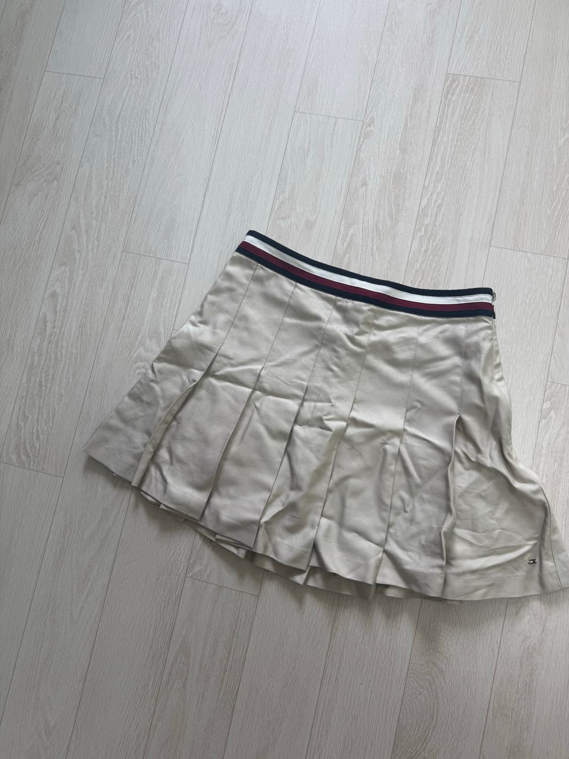 타미힐피거 글로벌 스트라이프 플리츠드 미니 스커트 (새상품)  상품이미지3