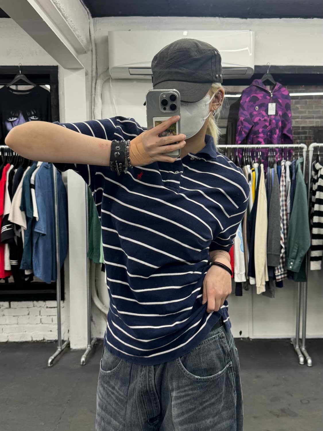 폴로 랄프로렌 스트라이프 PK 티셔츠 상품이미지4