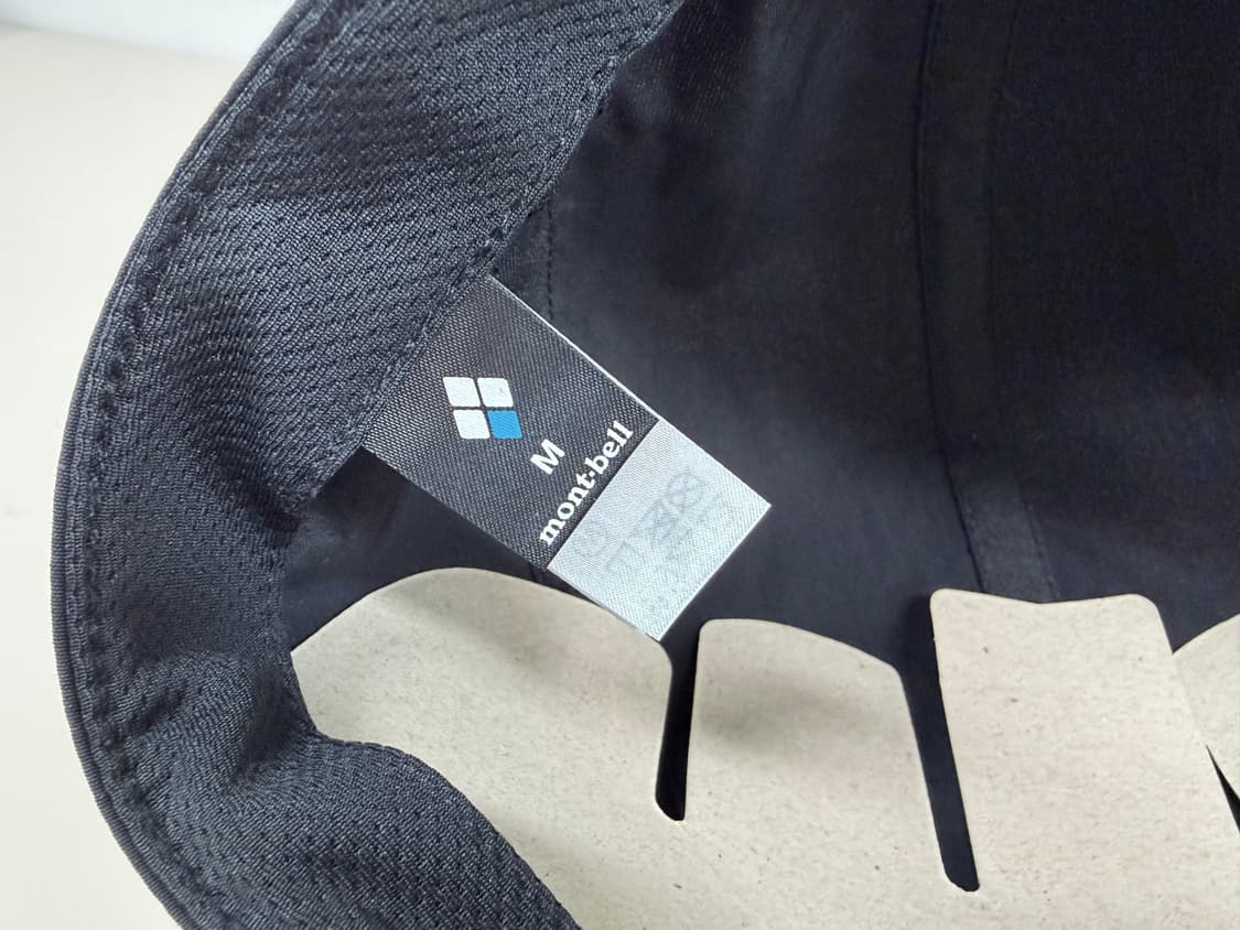 몽벨 크러셔블 캠프캡 러닝캡 모자 블랙 상품이미지5