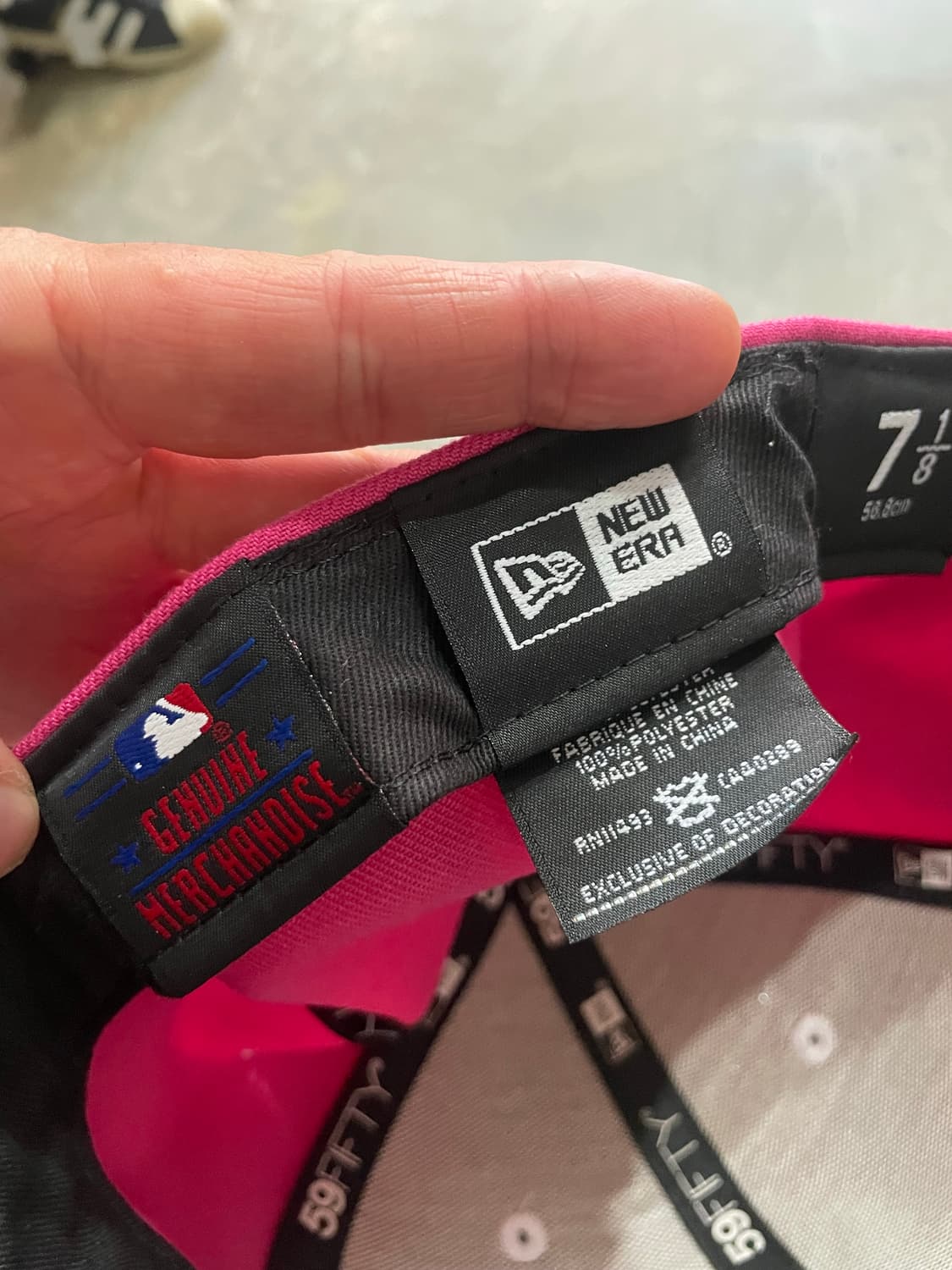 뉴에라 뉴욕양키스 핑크 7 1/8(56.8cm) 상품이미지8