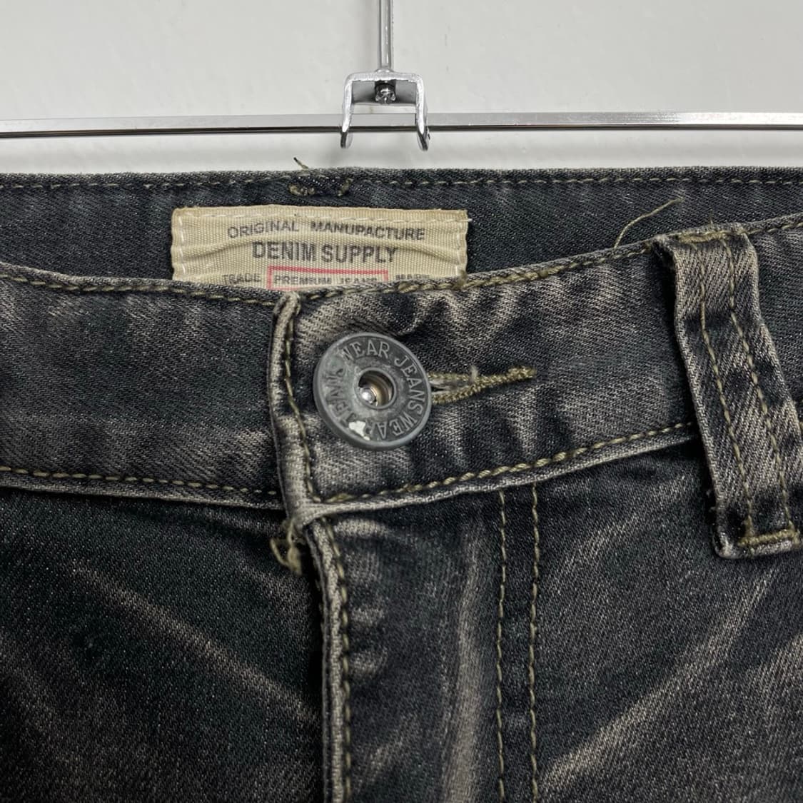 데님 서플라이 Denim Supply  블랙 워싱 진 32 상품이미지2