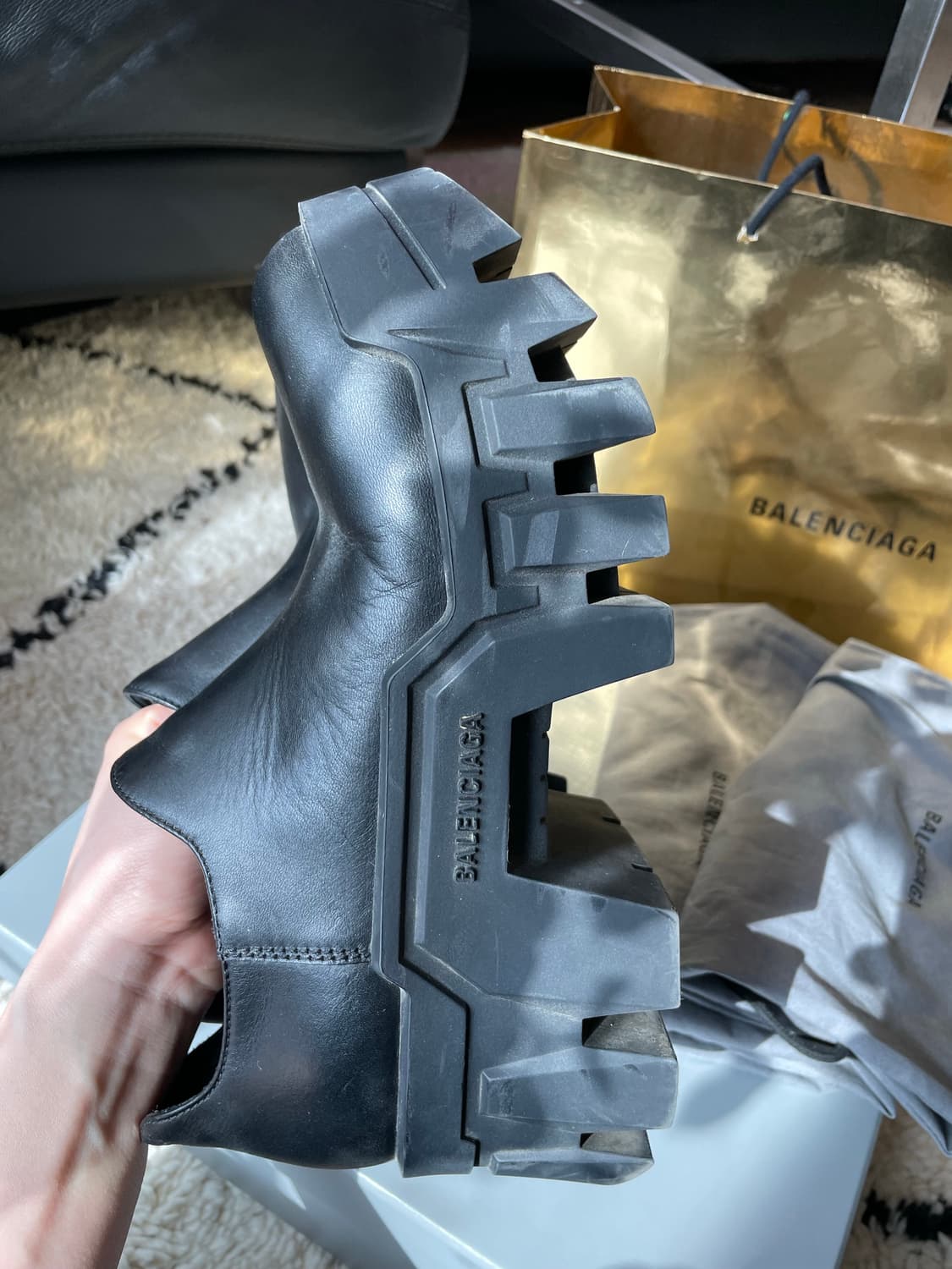 발렌시아가 불도저 부츠 240 민트급 상품이미지5