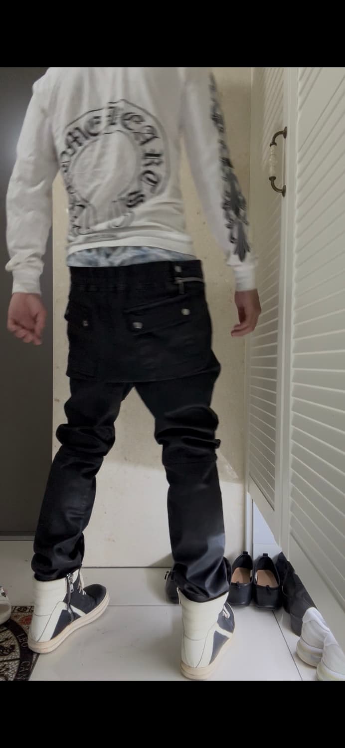릭오웬스 코팅 에어컷 L 상품이미지2