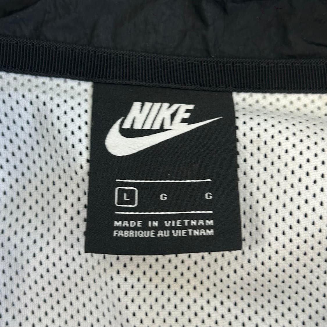 Nike 나이키 스몰로고 레드 블랙 배색 바람막이 상품이미지5