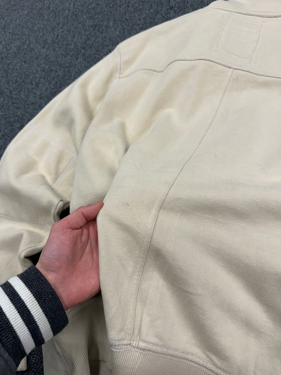 S) 팀버랜드 아이보리 포켓 스웻 집업 상품이미지10
