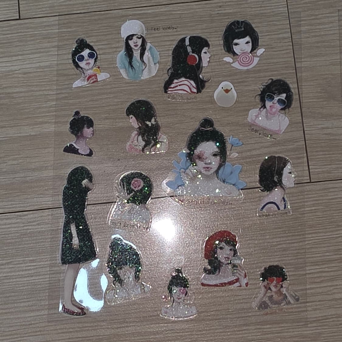 [고전문구 빈티지] 제니의 초상 스티커 세트 상품이미지2