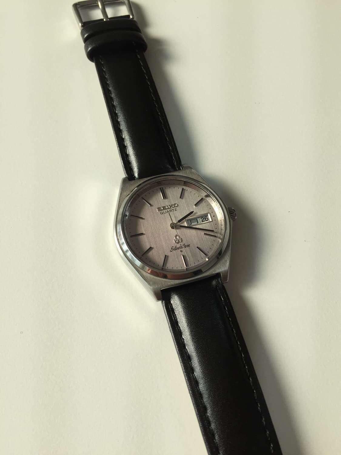 80s seiko silver wave quartz day-date 상품이미지7