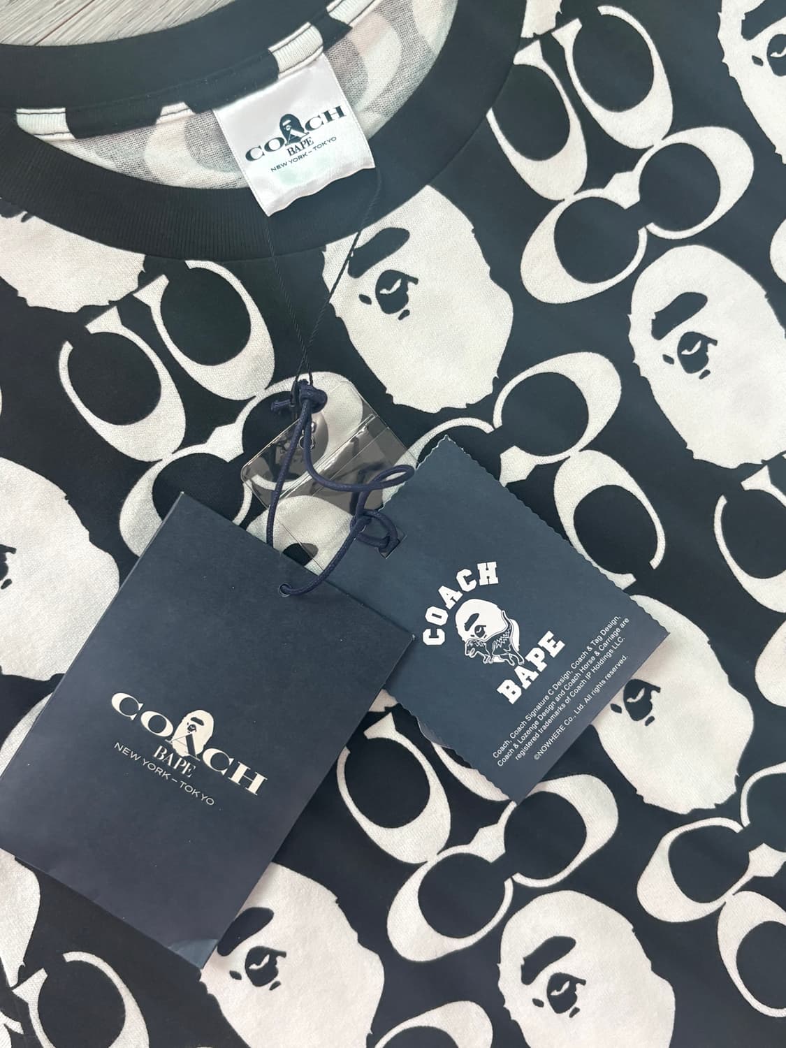 Coach x Bape 코치 베이프 콜라보 티셔츠 (새상품) 상품이미지1
